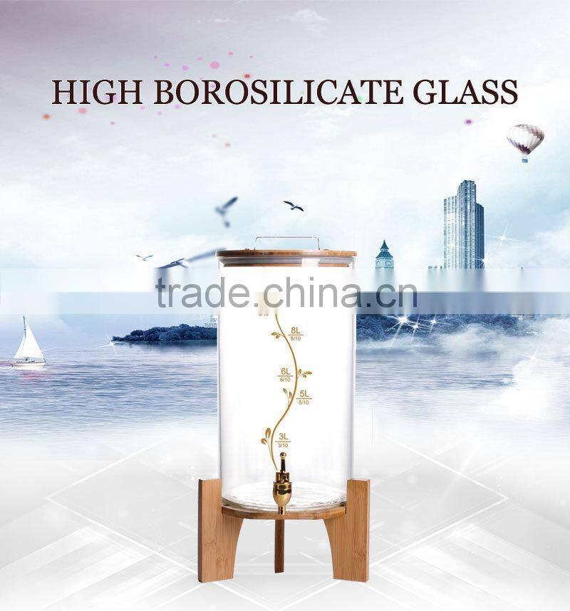 top quality 10L large capacity home-brewed juice jar with tap N6445