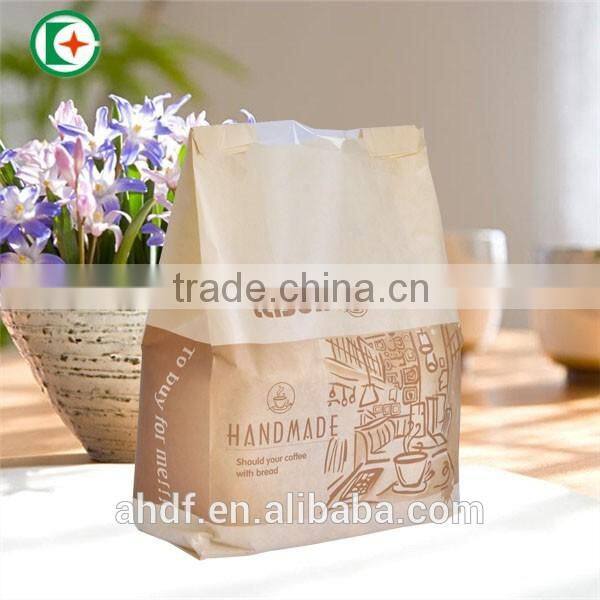 Bread paper bag be made by greaseproof paper for bread packaging paper bag