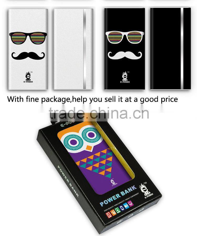 Hot new products for 2015 2A rechargeable battery 5v usb power bank