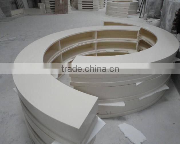 artificial marble Office Reception Counter Desk,Acrylic counter desk