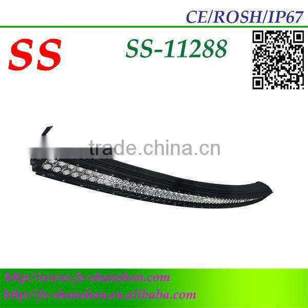 2014 hot! 50 inch 288W Curve LED Light Bar/led emergency light strip bar