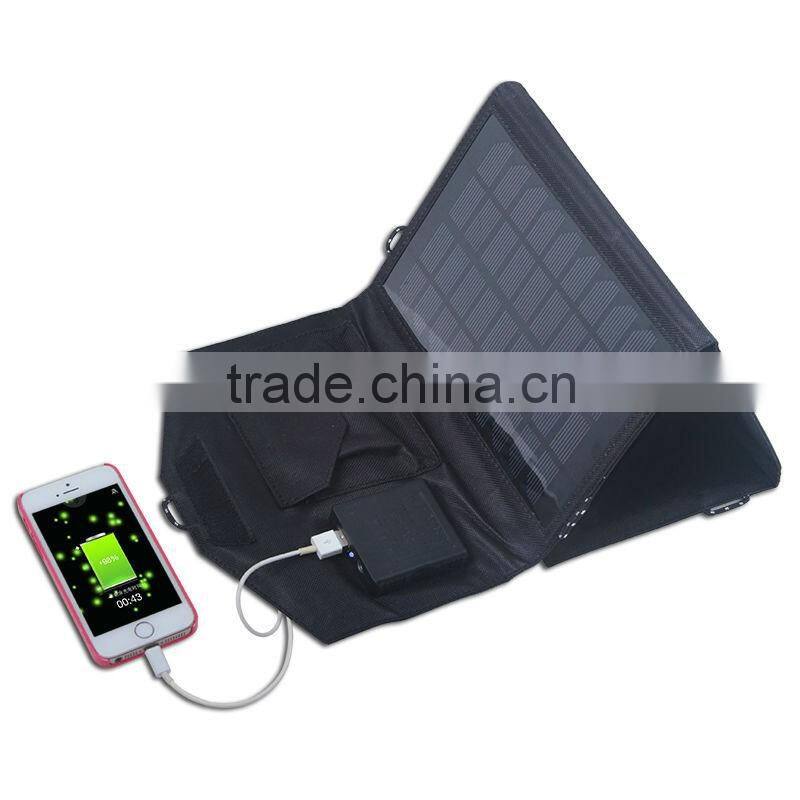 highly quality 10.5W foldable solar charger controller