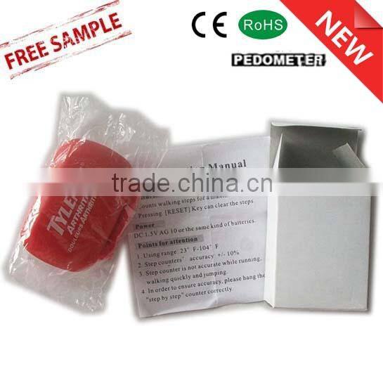 english instructions for using pedometer