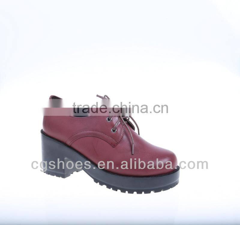 Tied lace up ankle fashion women high heels shoes 2014