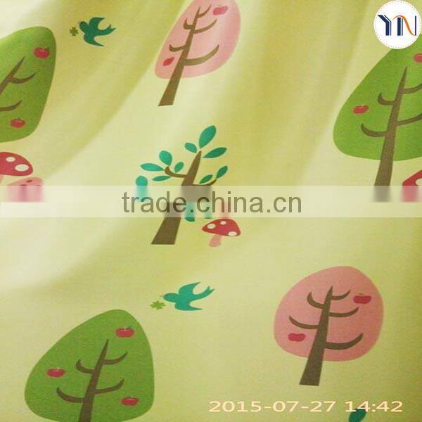 curtain for kids, 100% sun block curtain for children, cartoon pattern printing fabric for kids' curtain