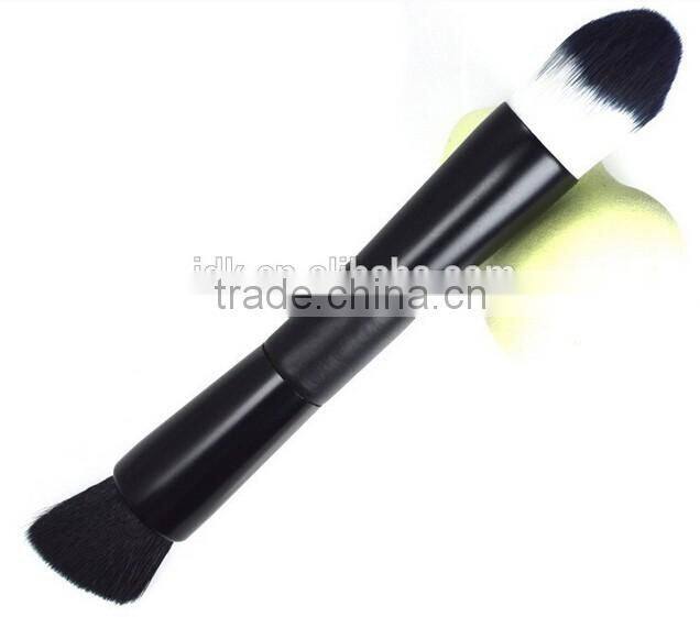 Custom Logo Double ended Makeup Blusher and Tapered Brush