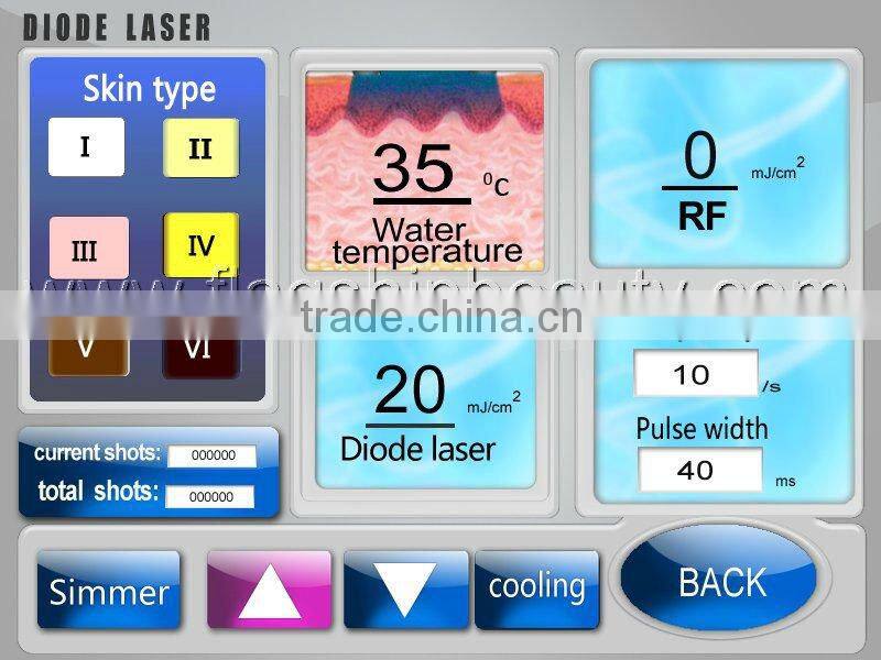 medical beauty machine 808 diode laser for hair removal