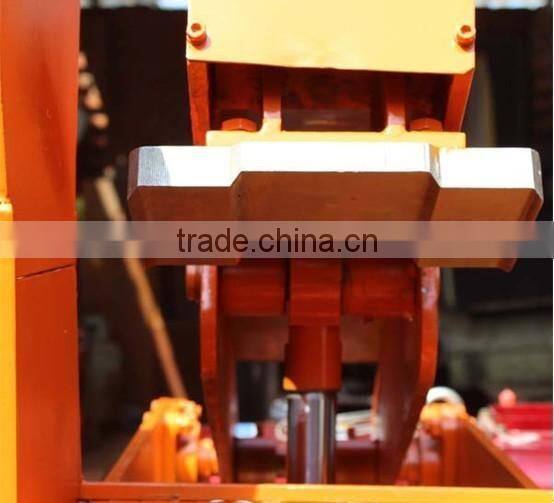 German technology SY1-20 movable baking-free interlocking brick machine with a concrete mixer