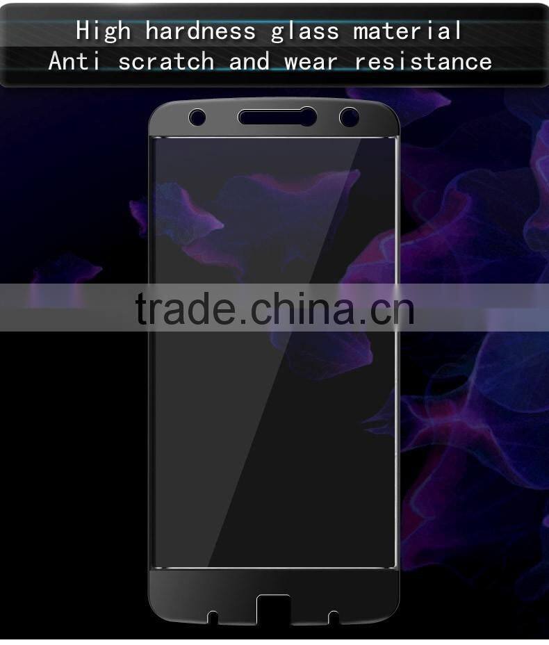 IMAK 9H0.2MM 3D Curved Full Coverage Tempered Glass Screen Protector For MOTO Z PLAY FOR MOTO Z Glass Silk print Glass 3D Glass