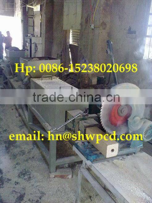 Sawdust hot press machine/pallet block production line