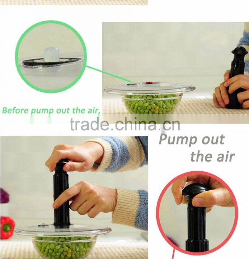 Plastic rubber seal jar Vacuum jar rubber seal