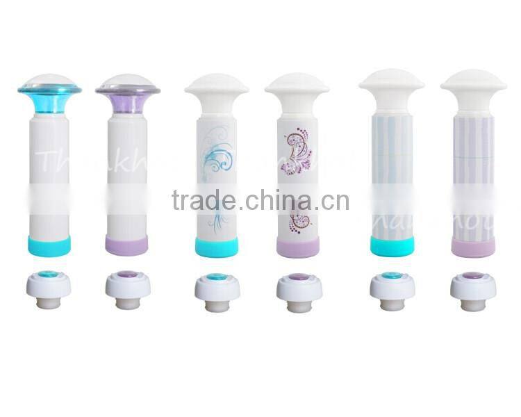 pumpable vacuum stopper bouchon useful burgundy