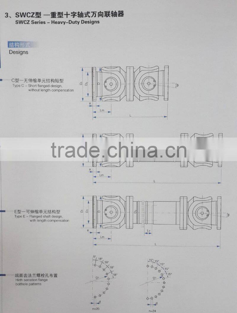 New Arrival FULL WERK SWCZ 680 C-1540 universal coupling industry ratios for industrial applications