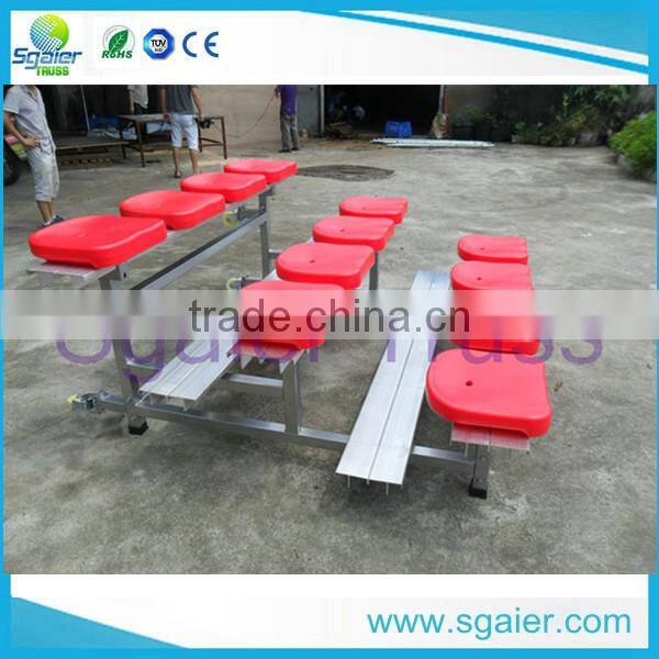 Hot sale outdoor event 5 rows portable stadium bleachers