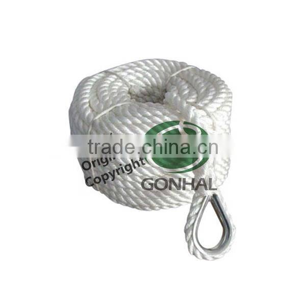 Gonhal Nylon 3 Strands Twisted Rope 10mmx100m