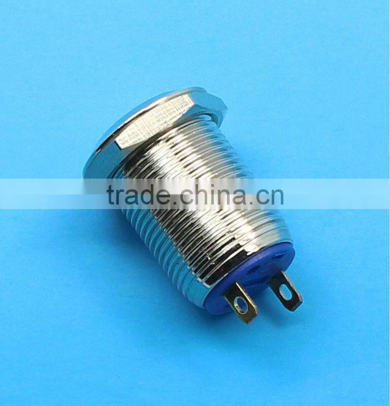 12mm metal waterproof switch 240v