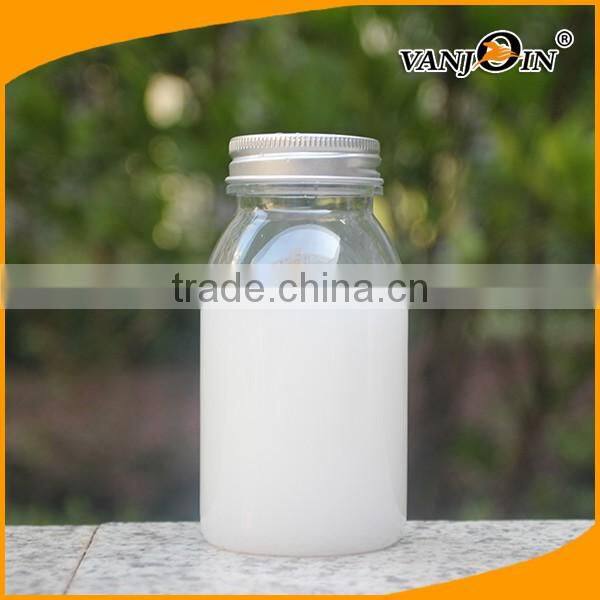200ml Pudding Plastic Bottle Milk bottle with Metal or Plastic Cap