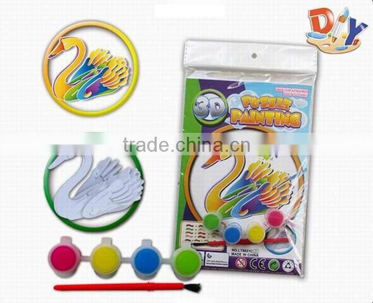 DIY Coloring 3D Puzzle Butterfly Shape