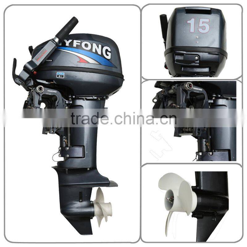 Brand New 15HP Outboard Motor w/ Water Cooling Two-Stroke Boat Engine
