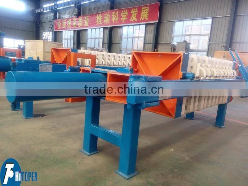 Automatic once opened filter press, press filter 4m2