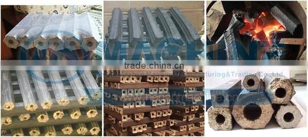 No chemical binder perfect quality biomass sawdust wood briquette charcoal making machine