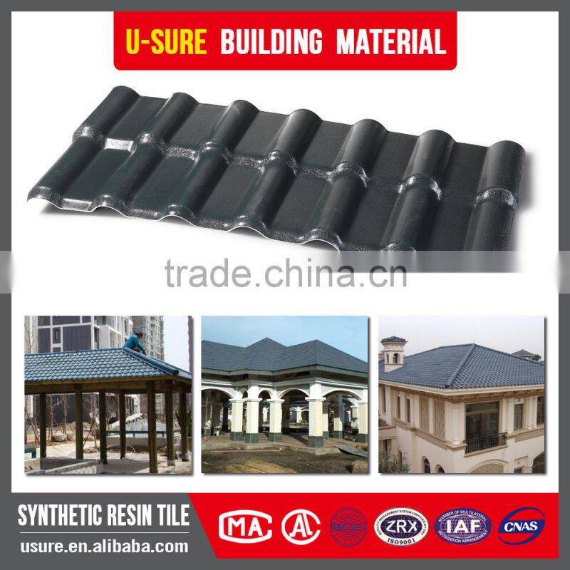 Chinese impact resistance simple asa spanish pvc roof tile