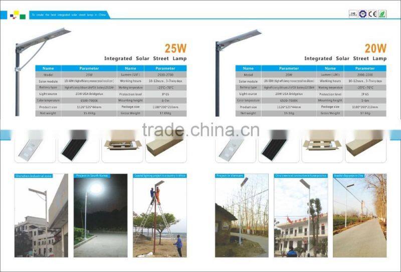 solar all in one street light