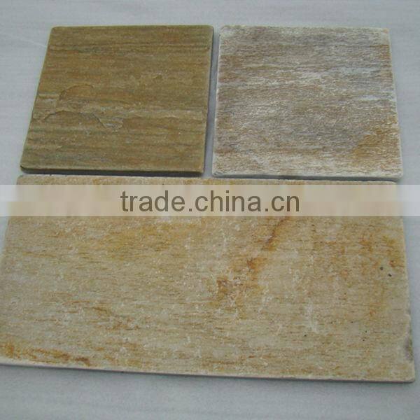 Natural quartzite light brown stone