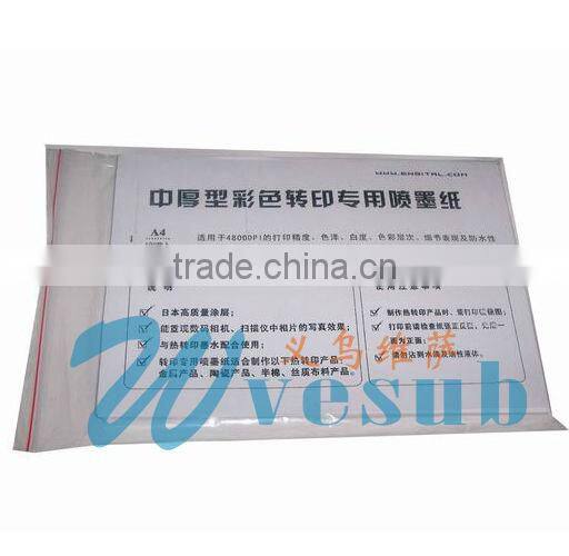 High Quality 108gsm Sublimation Paper A4 Size