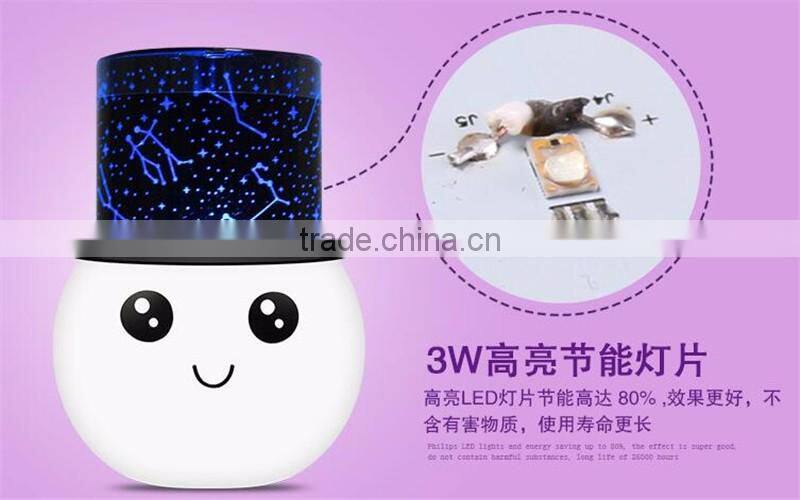 Charging projection lamp Star projection lamp Multifunctional emotion projection lamp LED romantic cartoon projector