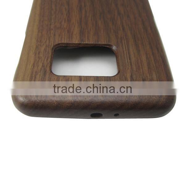 2017 Custom design wood phone case ,up and down card shell for Samsung S6