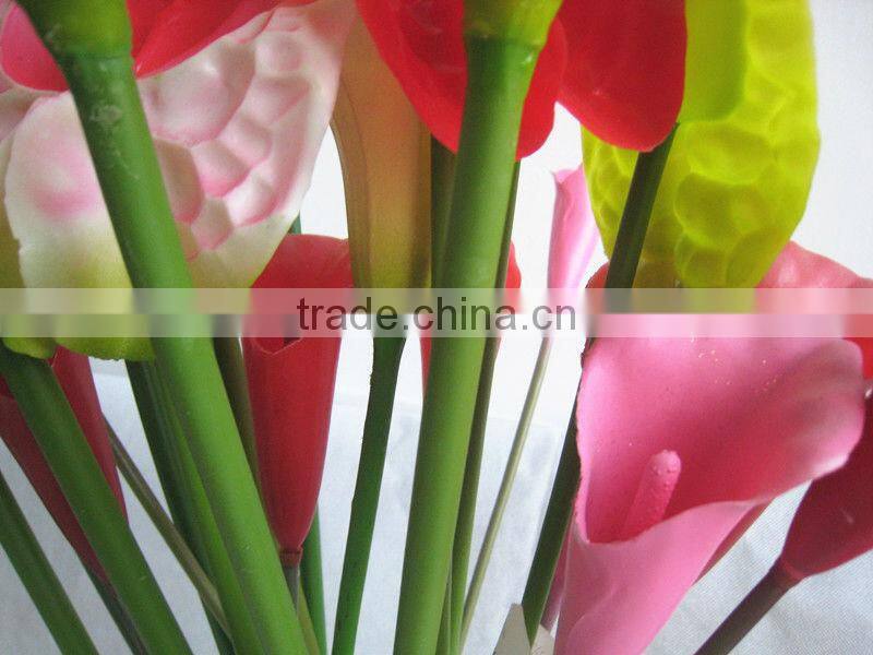 single artificial calla(PU), all colors available