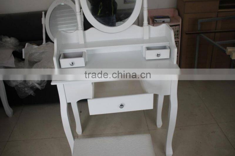 Vintage Cosmetics dressing table with mirrors/ Vanity table Dresser Vintage Cosmetics with mirror