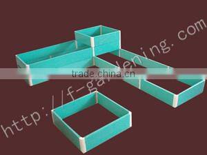 vertical garden modules rectangular planter box plastic raised gardening