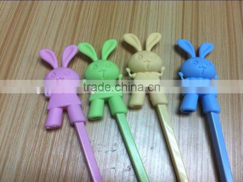 Swan shape Learning trainer Silicone Chopsticks holder