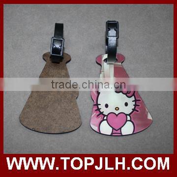 Heat transfer printing luggage tag MDF pendant for luggage