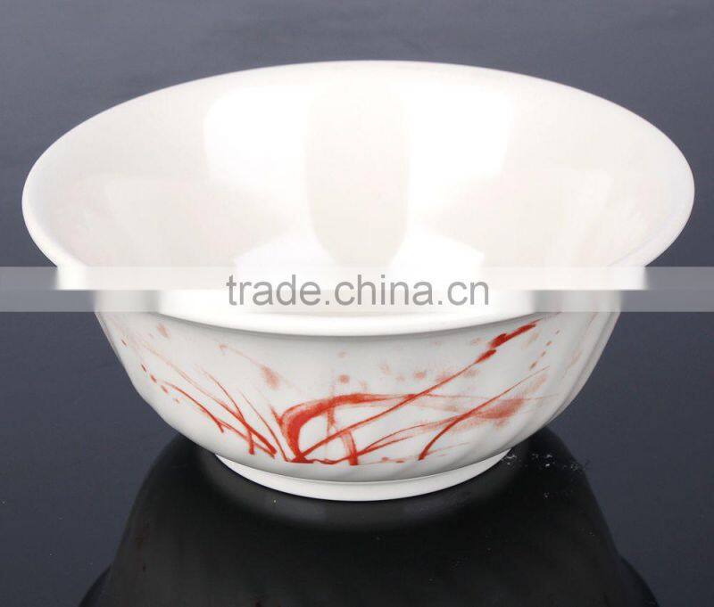 2015 Factory direct wholesale 100% melamine square colored salad bowl, fruit bowl,mixing bowl