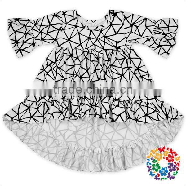 Wholesale Boutique Kids Half Sleeve Tops Shirts Ruffle Shirts For Girls