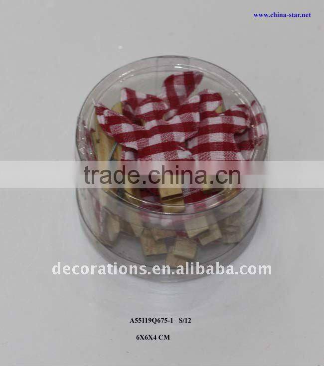 wooden clips for christmas
