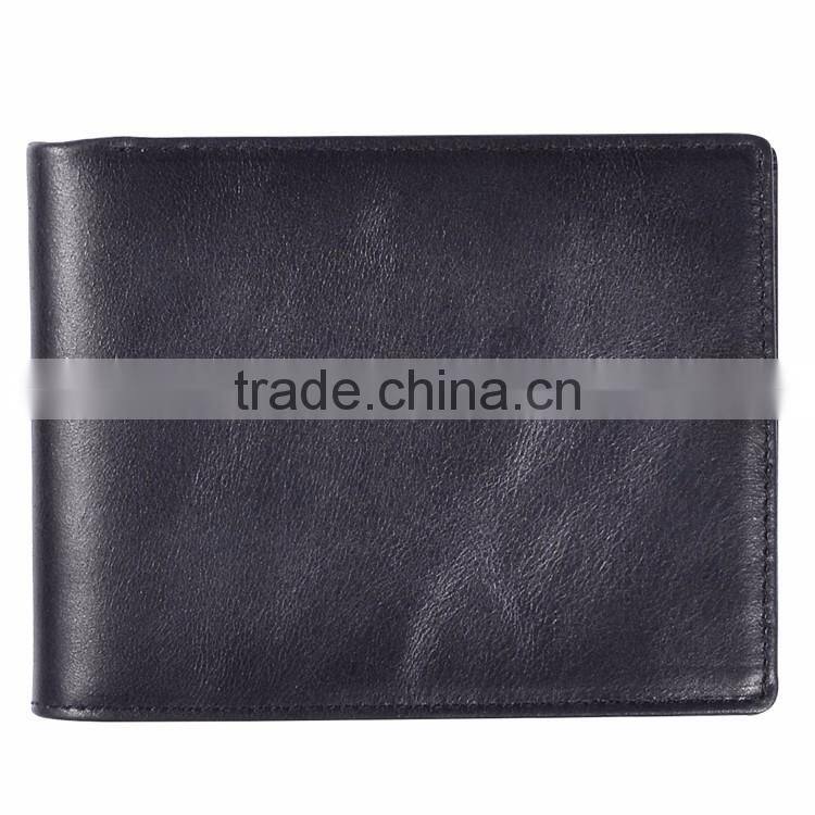 Tianhooo RFID Blocking Minimalist Genuine Leather Slim Front Pocket Wallet