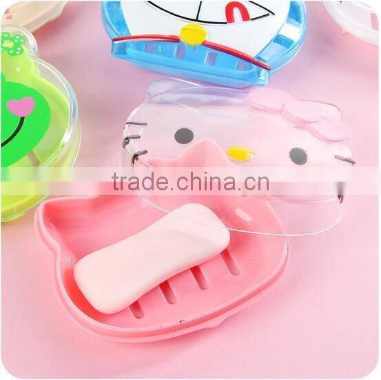 wholesale cartoon plastic soap case soap holder soap container
