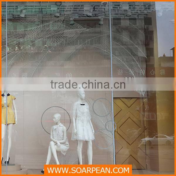 Window Display Decoration Artificial Palm Leaves