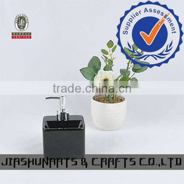 Square Sample Design Ceramic Dishwashing Soap Dispenser