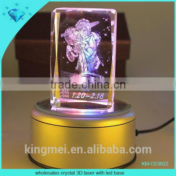 High quality cheap crystal 3d gifts