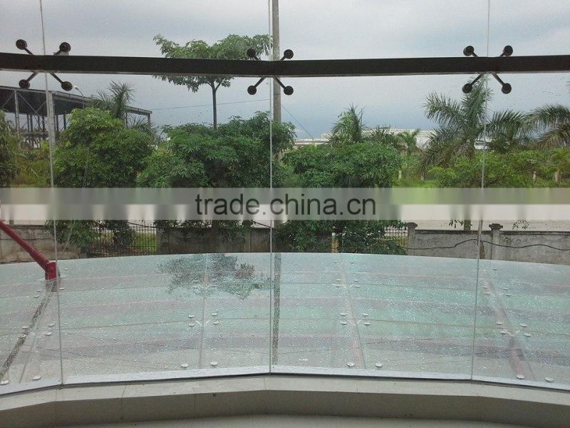 Tempered Clear Glass Spider System