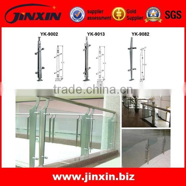 JINXIN Heavy Duty High-Grade Glass Fence Post/Glass Balcony Post