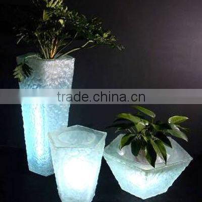 illuminated led bar chair RGB Plastic led furniture