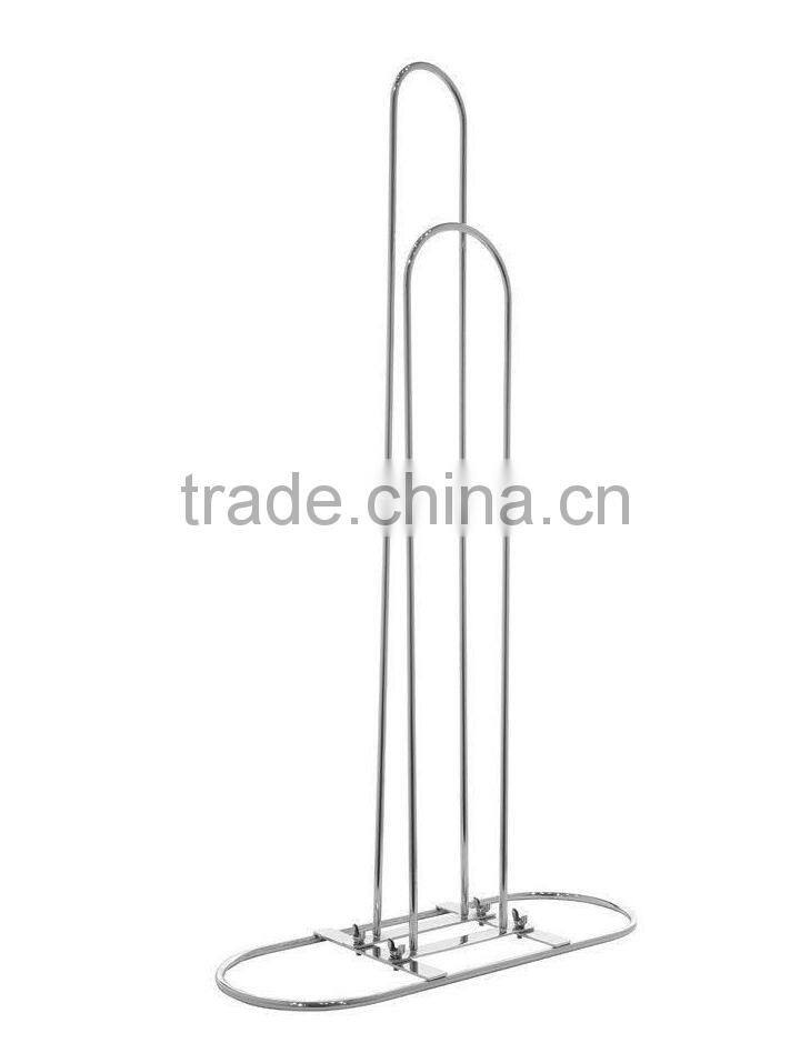 NEW Chrome Laundry Room Clothes Hanger Organizer Stacker Holder Storage Rack