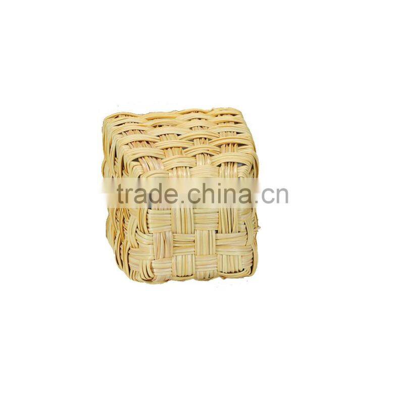 Square Linght brown large plastic flower basket garden pots