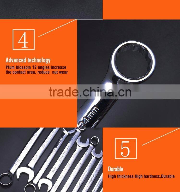 2016 hot sale Chrome Vanadium 14 pcs gear wrench